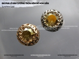 Đá pha lê kim cương tròn chóp nhọn cao cấp không đế 10mm