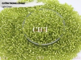 Cườm tròn trong suốt lõi bạc 3mm