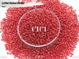 Cườm tròn trong suốt lõi bạc 3mm