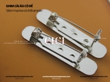Ghim cài áo có đế 3.8cm mạ inox có chốt an toàn