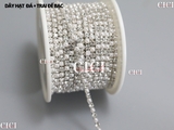 Túi 3m dây hạt trai đế kim loại