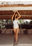 2020 Bộ đồ bơi one-piece Hàn Quốc bikini 1 mảnh thắt eo