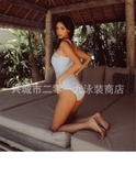 2020 Bộ đồ bơi one-piece Hàn Quốc bikini 1 mảnh thắt eo