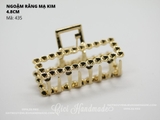 Ngoặm răng mạ kim