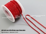 Túi 3m Dây đá đế kim loại cùng màu size 2.5mm