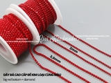 Túi 3m Dây đá đế kim loại cùng màu size 2.5mm