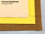 Set 3 mảnh vải dạ tone xanh lá