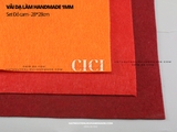 Set 4 mảnh vải dạ tone trắng - đen