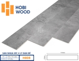 Sàn nhựa Hobiwood vân bê tông H808