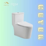 Bệt R 034 - két vuông - trắng