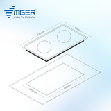 BẾP TỪ ĐÔI VINGER VG-288PRO NEW