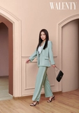 Green Mint Wide Leg Trousers