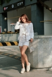 Leilani White Tweed Jacket