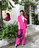 Chouquettle linen blazer