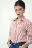 Basic Red Striped Shirt