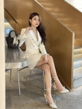 Blazer double breast - 6 khuy - cotton