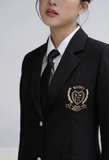 Westminster Blazer in Black (NEW LOGO HEART)