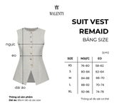 ÁO SUITVEST DÁNG DÀI REMAID - MÀU HỒNG