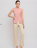 ÁO SUITVEST DÁNG DÀI REMAID - MÀU HỒNG