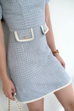 Tarte tatin Dress in Silver