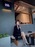 Suitdress Velvet navy