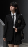 Westminster Blazer in Black (NEW LOGO HEART)