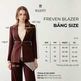 Áo Blazer Nữ Chiết Eo 1 Khuy Công Sở WALENTY