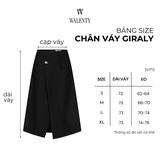 Chân váy tà xéo Giraly