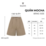 Quần short Mocha WALENTY