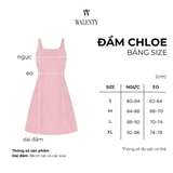Đầm tweed dáng chữ A Chloe WALENTY