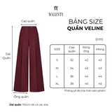 Quần đứng Veline vải đỏ sọc, chất liệu dày dặn cao cấp