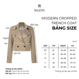 Modern Cropped Trench Coat