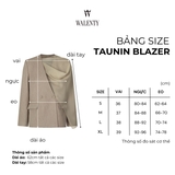 Áo Blazer Taunin, phối lót tay và tặng kèm khăn lụa