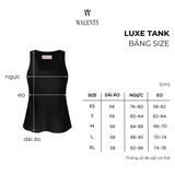 Áo 3 lỗ lụa dáng suông - Luxe tank WALENTY