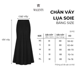 Chân váy lụa Soie WALENTY