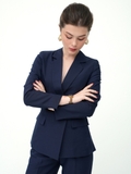 Áo blazer 2 khuy màu navy công sở thanh lịch WALENTY