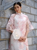 Áo dài Cúc (kèm quần lụa)