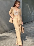 Chouquettle linen trousers