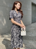 Royal dress in Navy