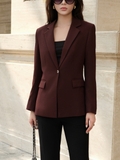 Áo Blazer Nữ Chiết Eo 1 Khuy Công Sở WALENTY