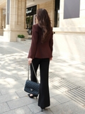 Áo Blazer Nữ Chiết Eo 1 Khuy Công Sở WALENTY