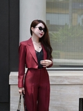 Áo Blazer dáng Crop Veline