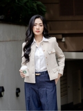 Áo Jacket Versatile chất liệu tweed sang trọng, dễ phối đồ
