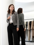 Áo Jacket Noira chất Tweed - 3 phiên bản màu