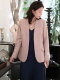 Áo blazer không ve cổ Monilka 4 màu WALENTY