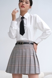 Mille Pleated mini skirt