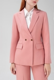Blazer 2 khuy Đen Cotton