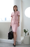 Rosé Short Sleeve Blazer