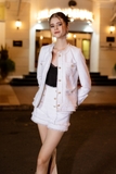 Leilani White Tweed Jacket