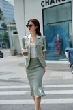 St. Honore Mermaid Blazer - Xanh rêu